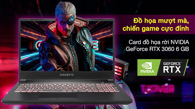 Laptop GIGABYTE Gaming G5 i5 10500H chiến game đỉnh